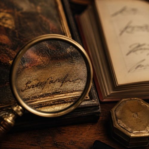 Antiquaire expert, déchiffrement de signature sur tableau à Chambéry, Savoie et Haute Savoie